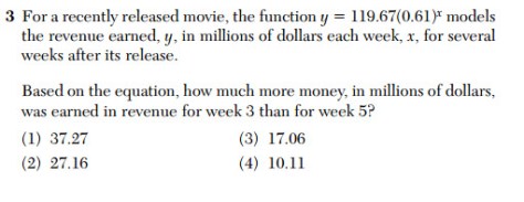 Jan 2016 Alg I Regents 3